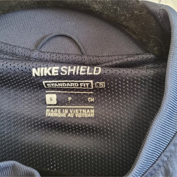 Nike Shield Navy Blue Amulets Men's Golf Pullover Crewneck Sweatshirt Small - Picture 6 of 10